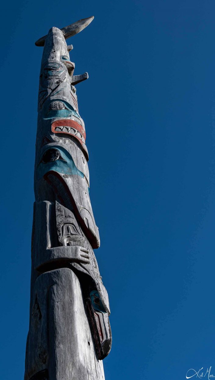 Magnificent totem pole