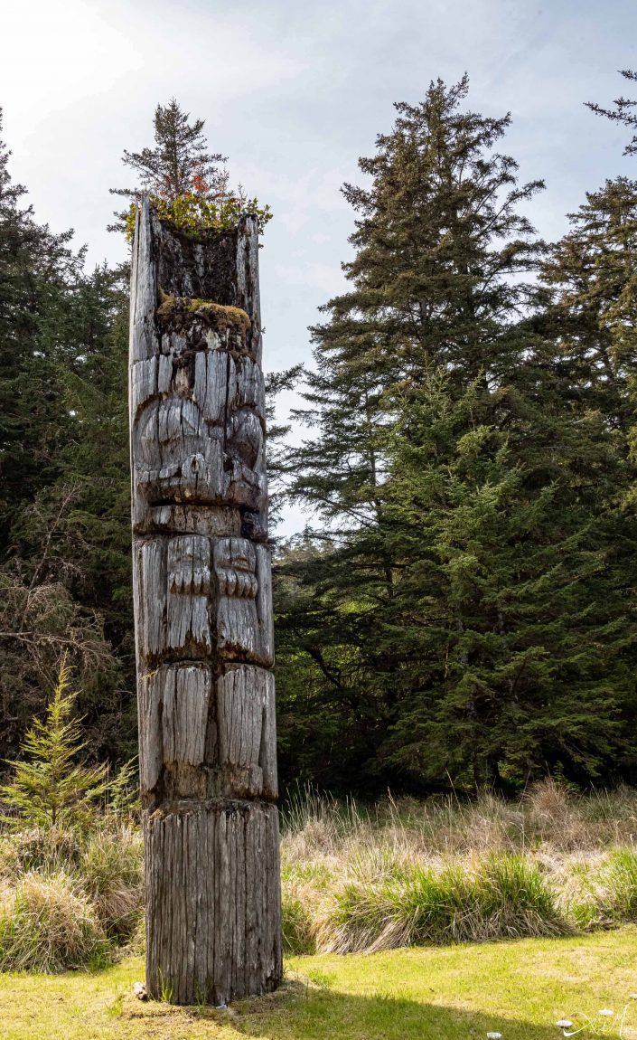 Best photo of Sgang Gwaay burial totem poles