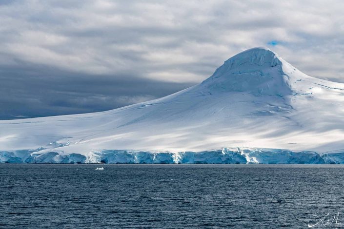 Best scenic photo of icy snow covered mountains near port Lockroy