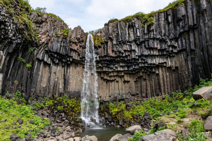 Best scenic photo of the Svartifoss waterfall