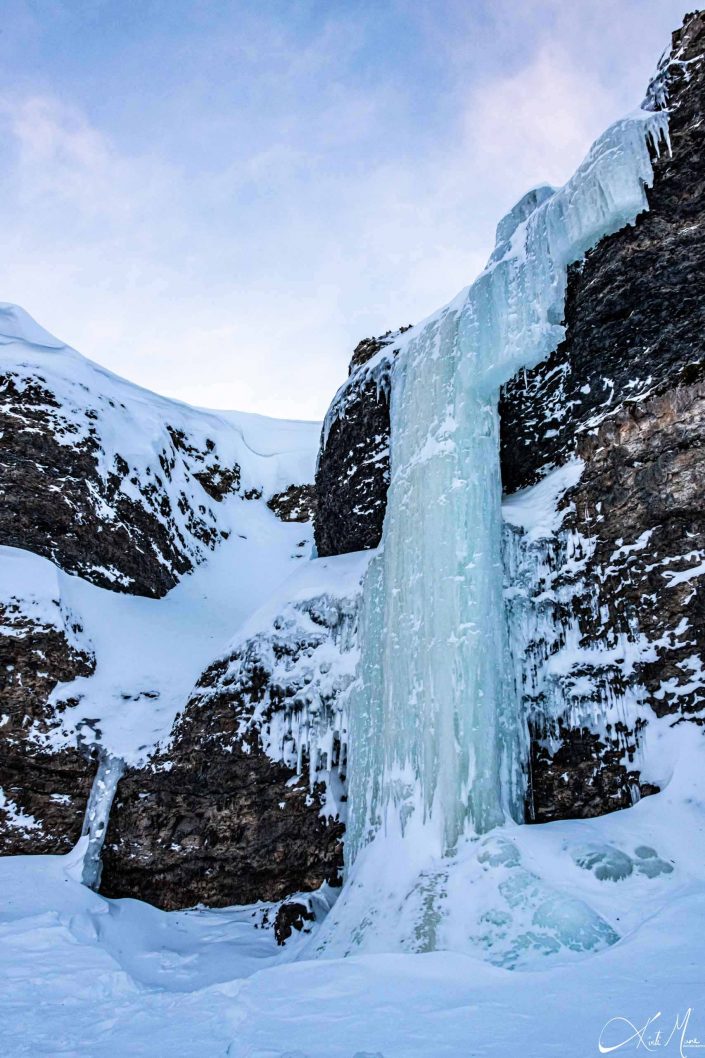 Best photo of frozen waterfall