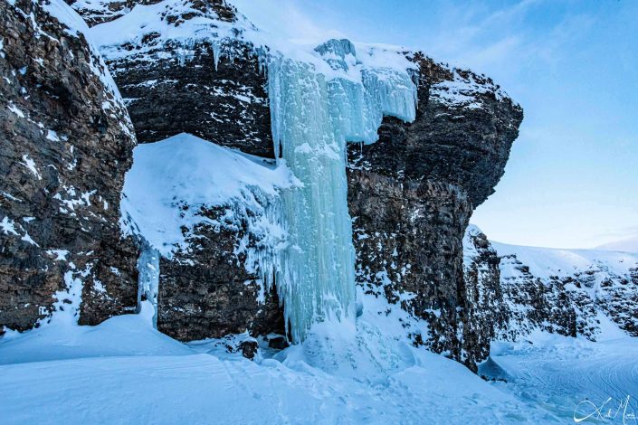 Best photo of frozen waterfall