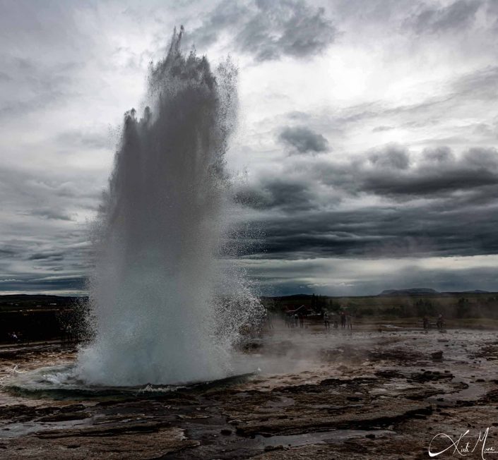 Best photo of Iceland's active Strokkur Geysir
