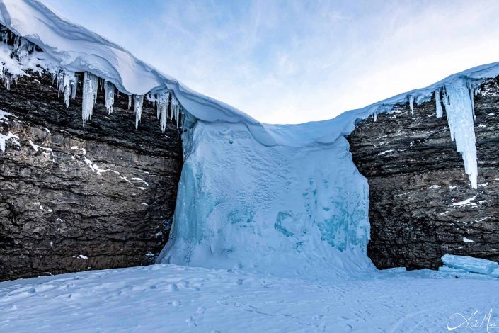 Best photo of frozen waterfall