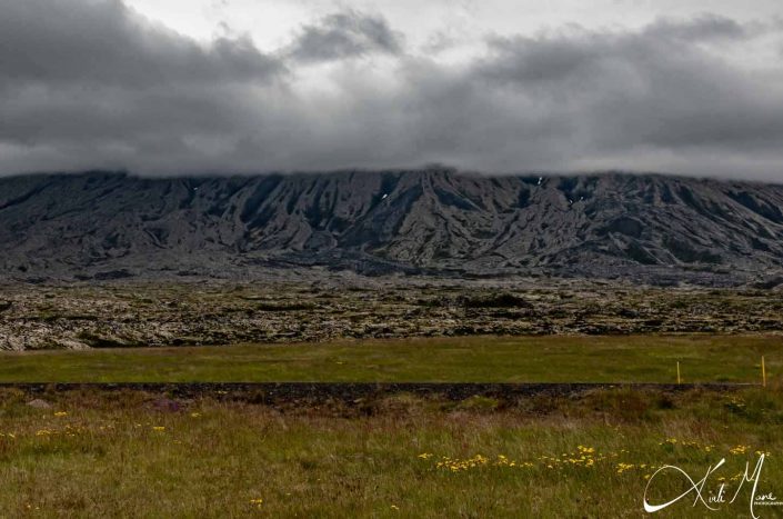 Scenic volcanic landscape