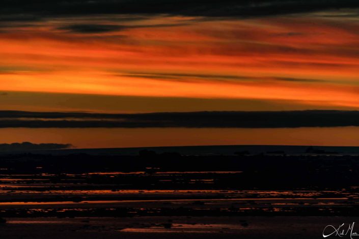 Best photo of sunrise in Antarctica